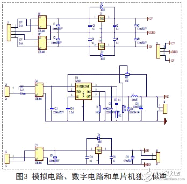 抗干扰定型机数据采集器系统电路 —电路图天天读（64）