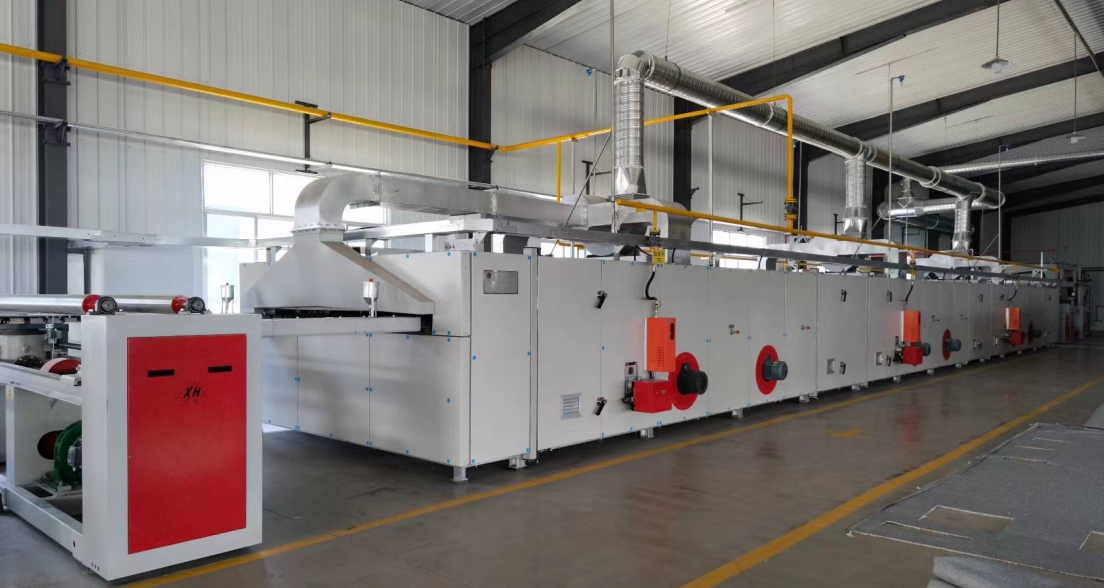 Nonwoven High-Temperature Glue Setting Machine