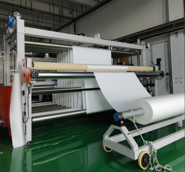 Rampa de secado por cilindros para telas filtrantes extrananchas Fotos de la Máquina