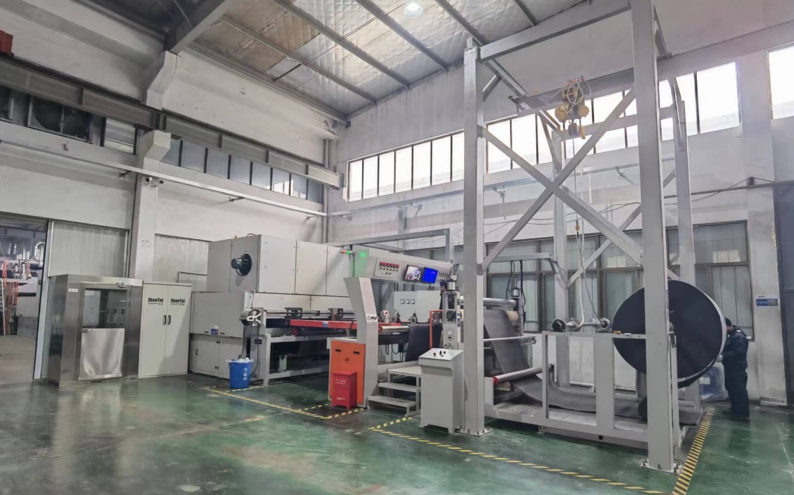 Máquina de tableros de fibra de vidrio no tejida para automoción
